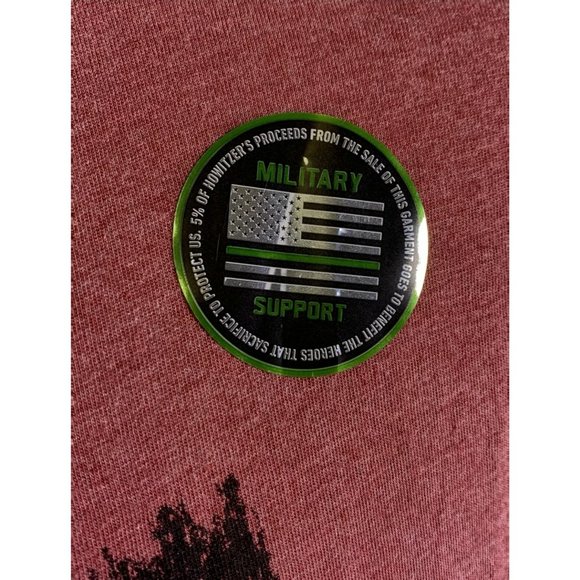 HOWITZER Clothing Men's T-Shirt L/S PATRIOT TORN - Picture 10 of 10